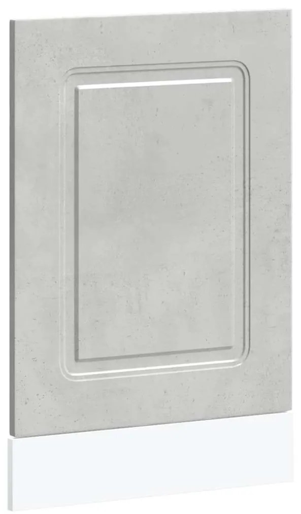 mosogatógép panel Kalmar beton szürke 45x1,5x67 cm