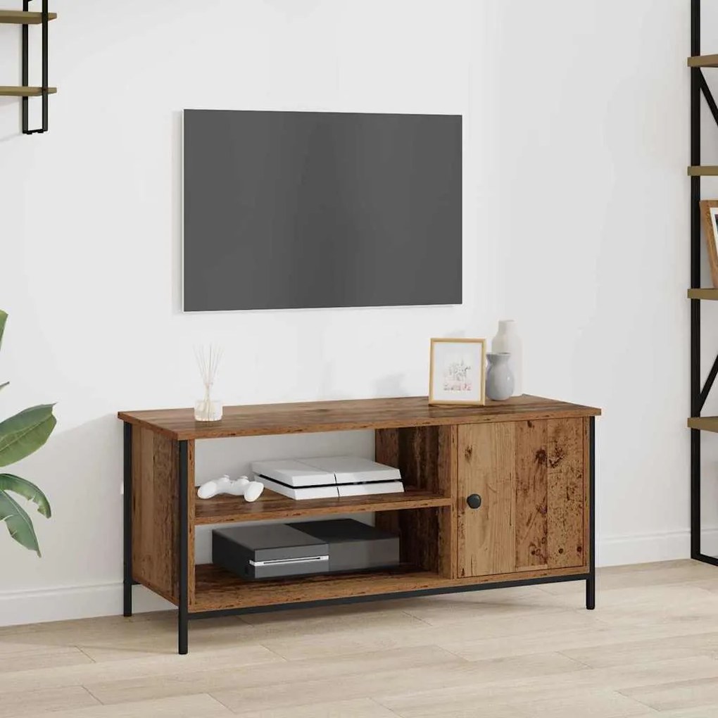 TV szekrény Régi fa 100 x 40 x 45 cm Faanyag