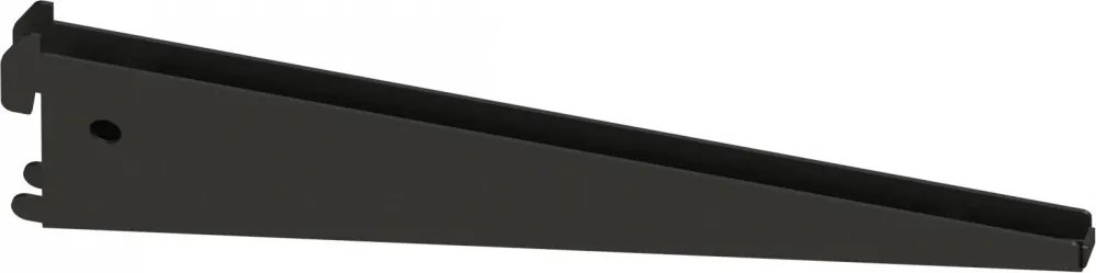 Dupla konzol 270mm (fekete) polc alá Falra akasztható könyvespolc