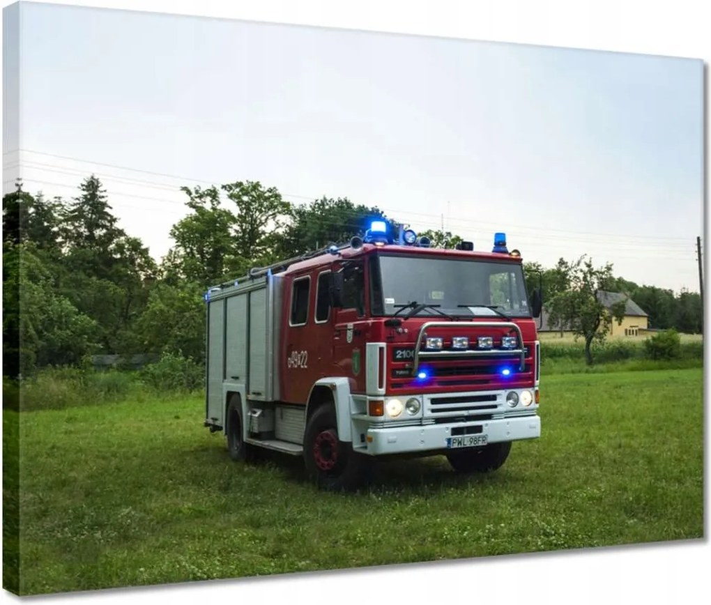 Vászonkép 40x30 Tűzoltóautó