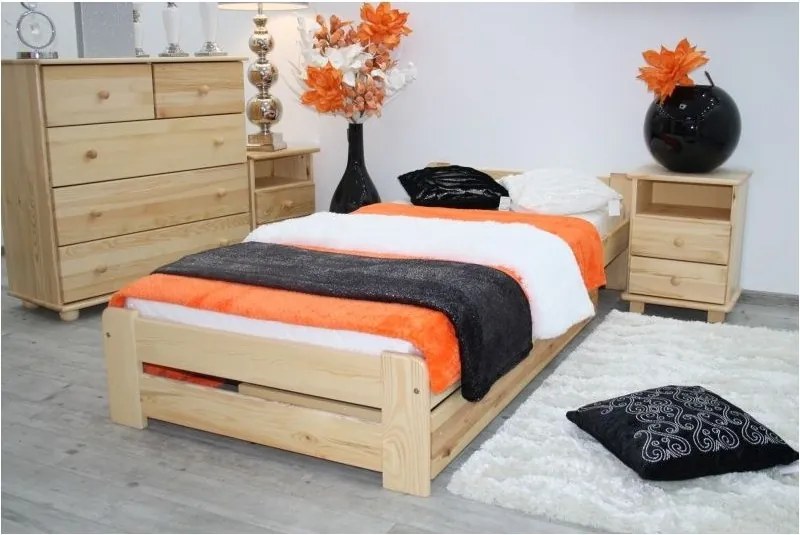 Max Euro fenyő ágykeret 100x200 + ajándék ágyráccsal