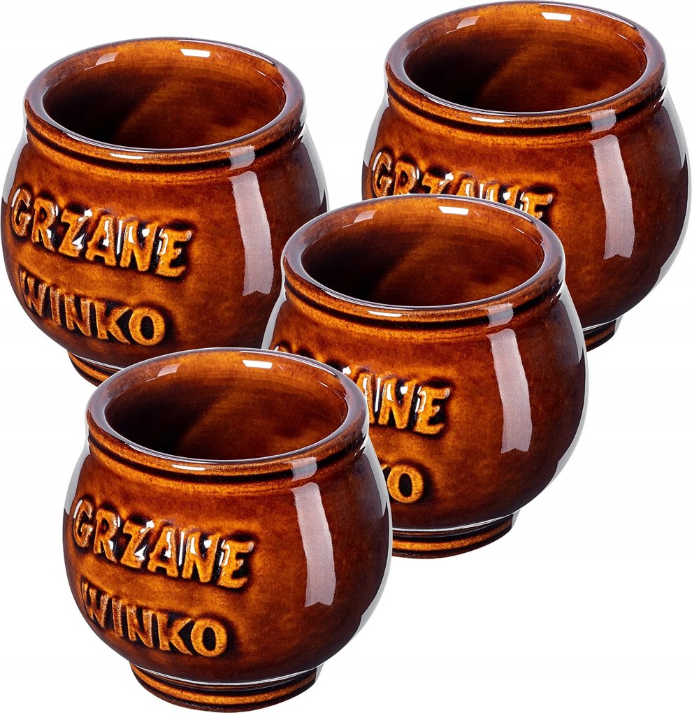 Forralt Borospoharak 300ml Bögre Kő Forralt Bor Szett 4db