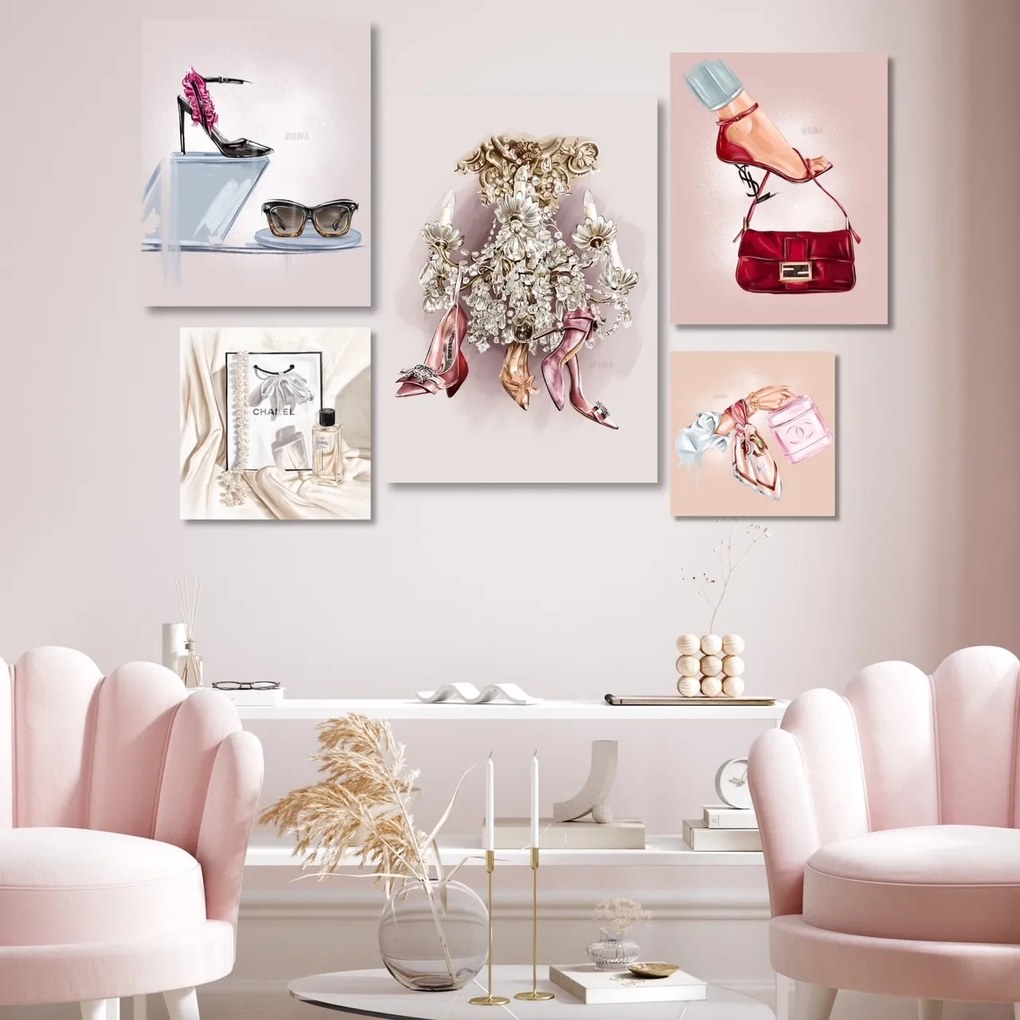 Gario Vászonkép Chanel legújabb parfümje - Svetlana Gracheva Méret: 40 x 40 cm