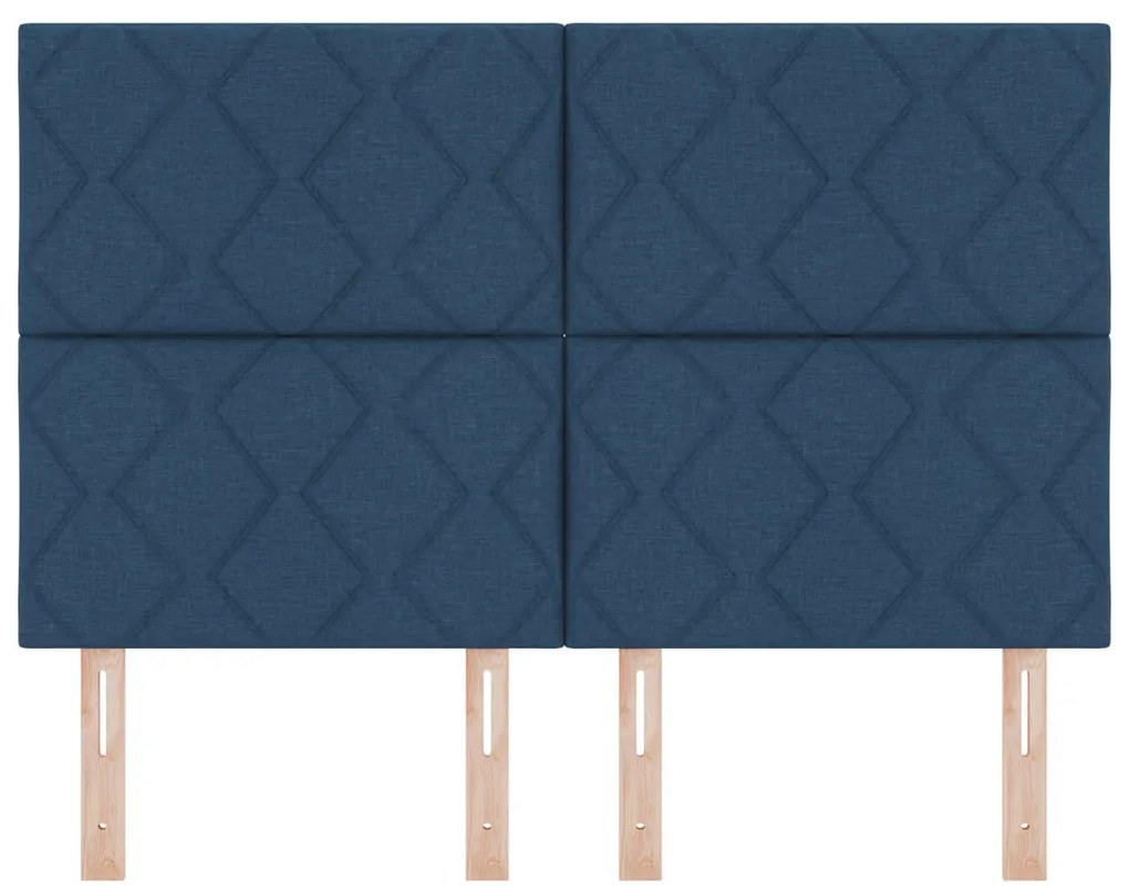 LED Fejtámla Gyémánt Blokk Design Kék 144 cm Szövet