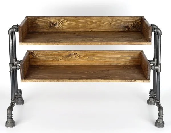 Cipősszekrény BORU 50x90 cm fekete/fenyő