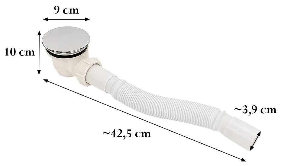 Zuhanytálca szifon 60 mm-es