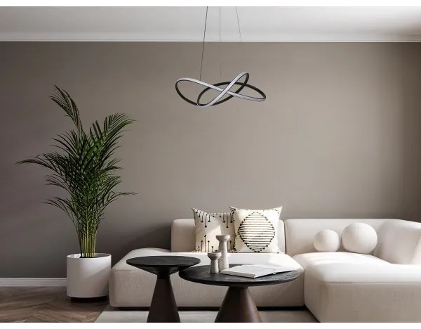 LED dimmelhető kábeles csillár LED/85W/230V 3000-6500K + távirányítóval