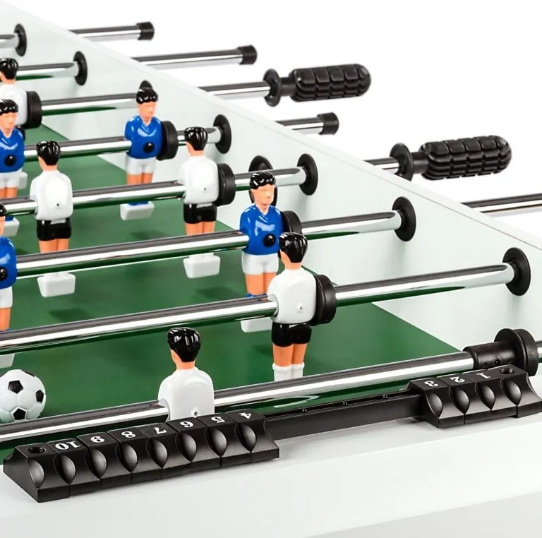 GamesPlanet® Csocsóasztal BELFAST Fehér 121 x 101 cm