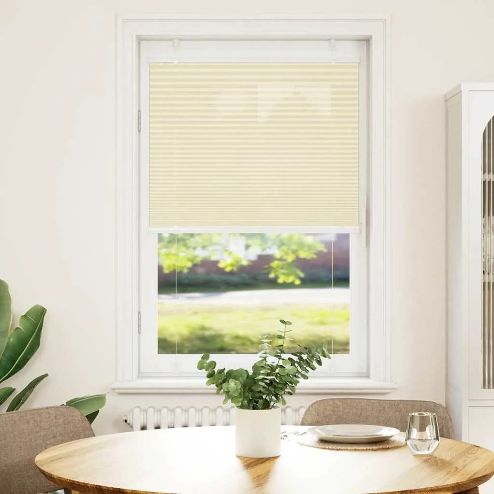 pliszírozott redőny krém 70x150 cm szövetszélesség 69,4 cm