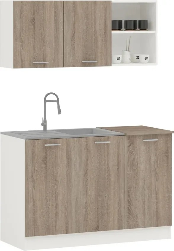 Pd L120 Alapkonyha Sonoma-Fehér