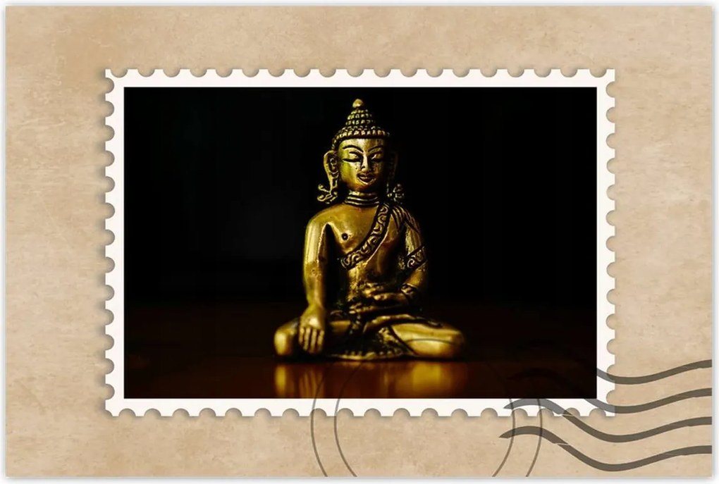 Poszterek 60x40 Arany Buddha Arany