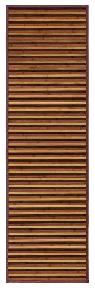 Mustársárga-barna bambusz futószőnyeg 60x200 cm – Casa Selección
