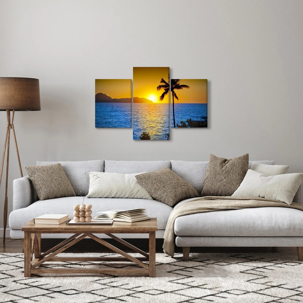 Kép - Naplemente a tenger felett (90x60 cm)