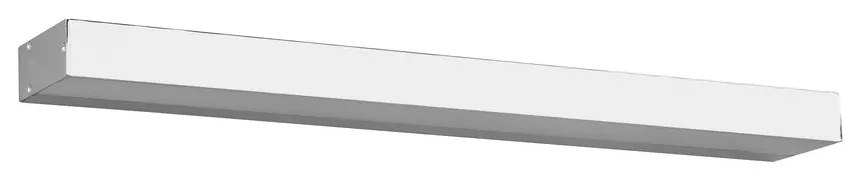 Fényes ezüstszínű LED fali lámpa (hosszúság 60 cm) Rocco – Trio