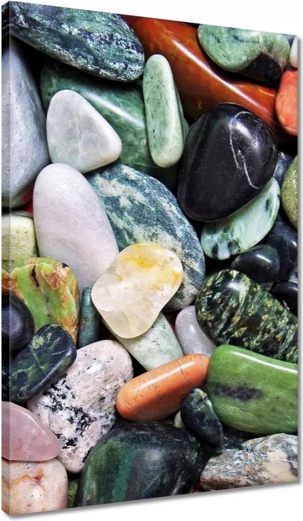 Vászonkép 40x60 Színes kövek