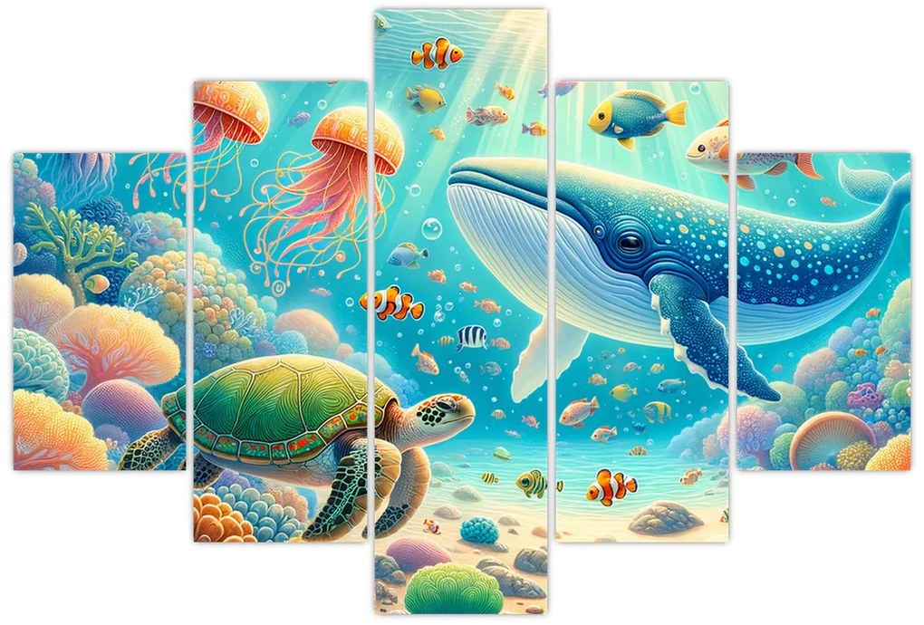 Kép - A világ a víz alatt (150x105 cm)