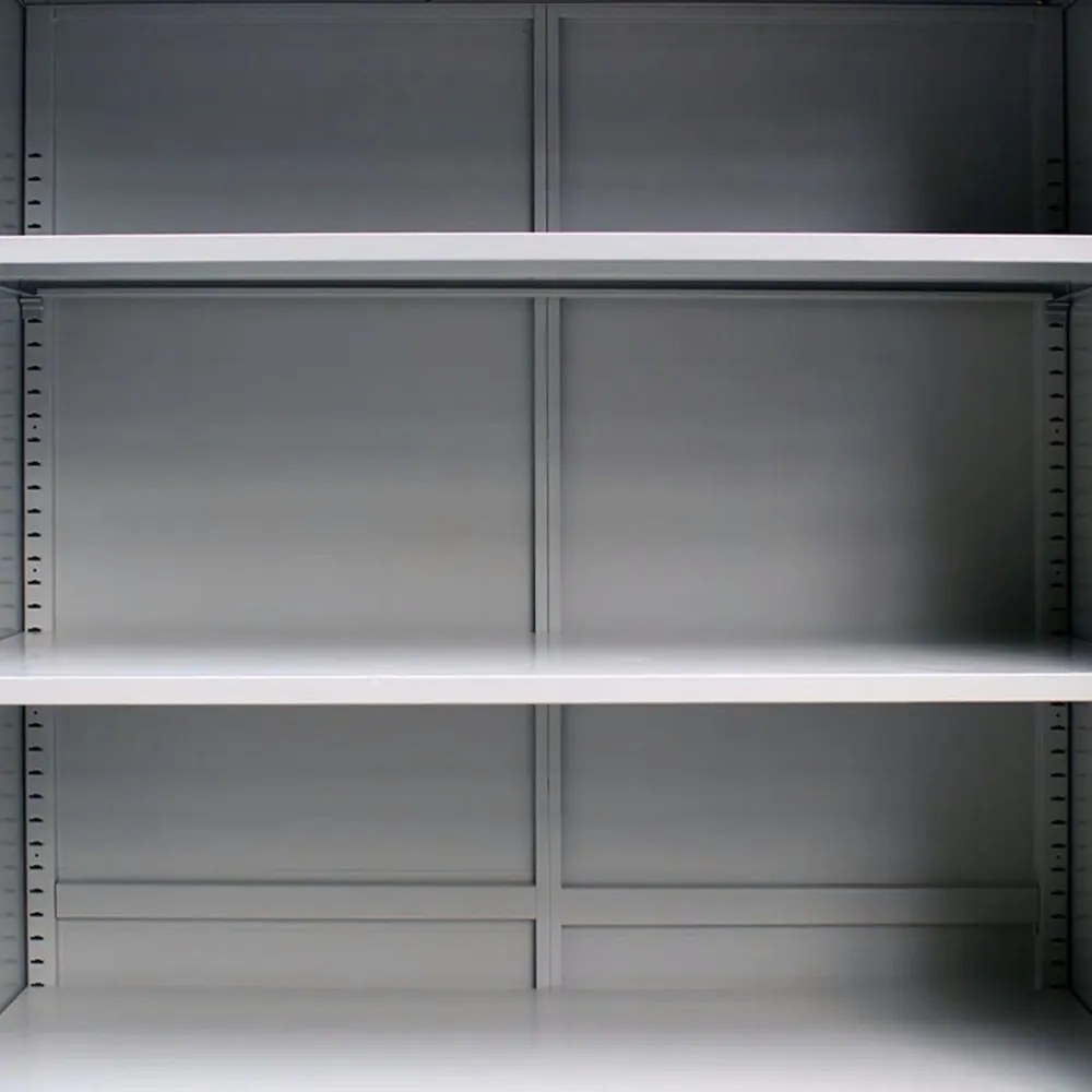 szürke acél irodai szekrény 90 x 40 x 140 cm