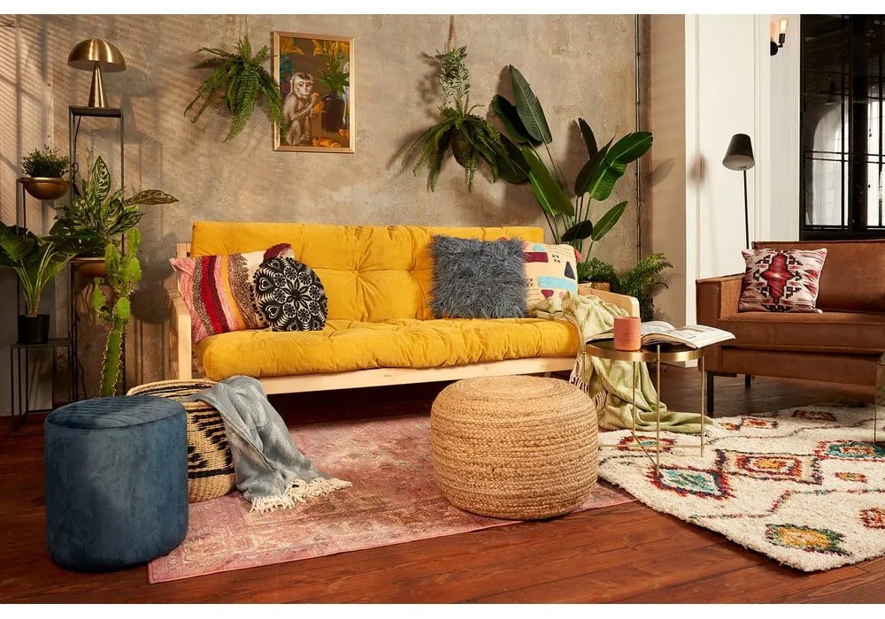 Grab Raw Dark Green variálható kordbársony kanapé - Karup Design