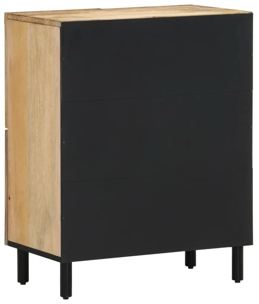 tömör mangófa tálalószekrény 60 x 33 x 75 cm