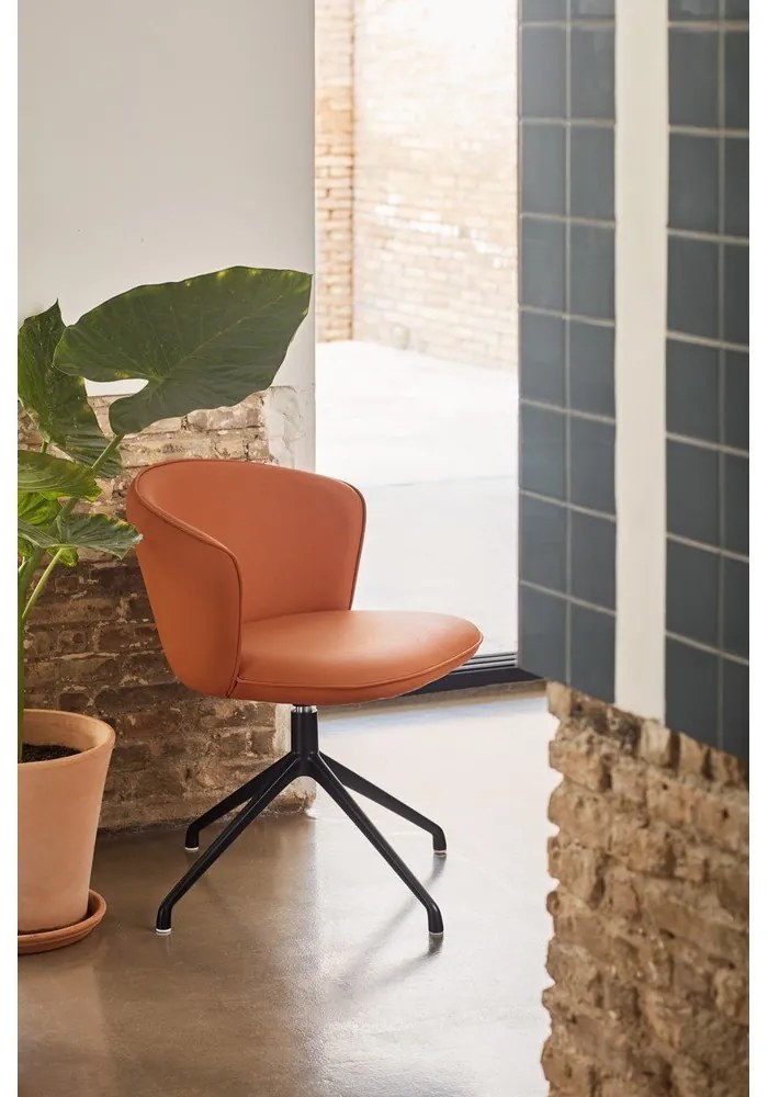 Narancssárga kárpitozott étkezőfotel szett 2 db-os Add – Teulat