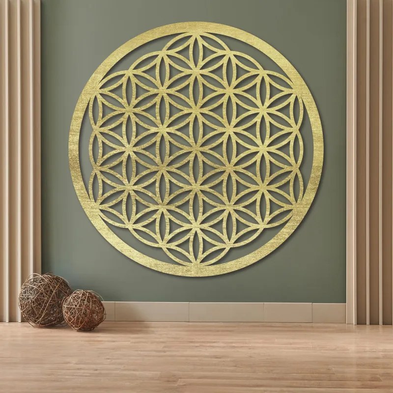 Fa faldekoráció Életvirág szakrális geometria mandala | FOGO