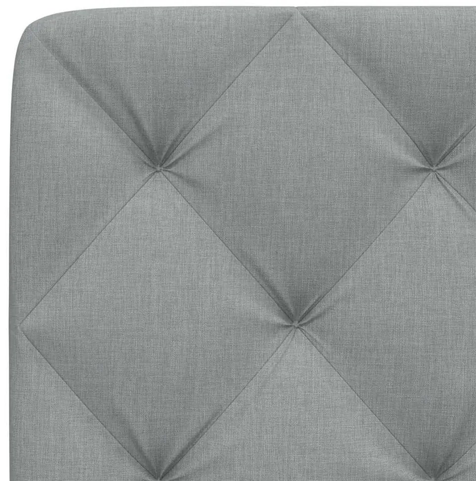 világosszürke szövet fejtámla párna 80 cm