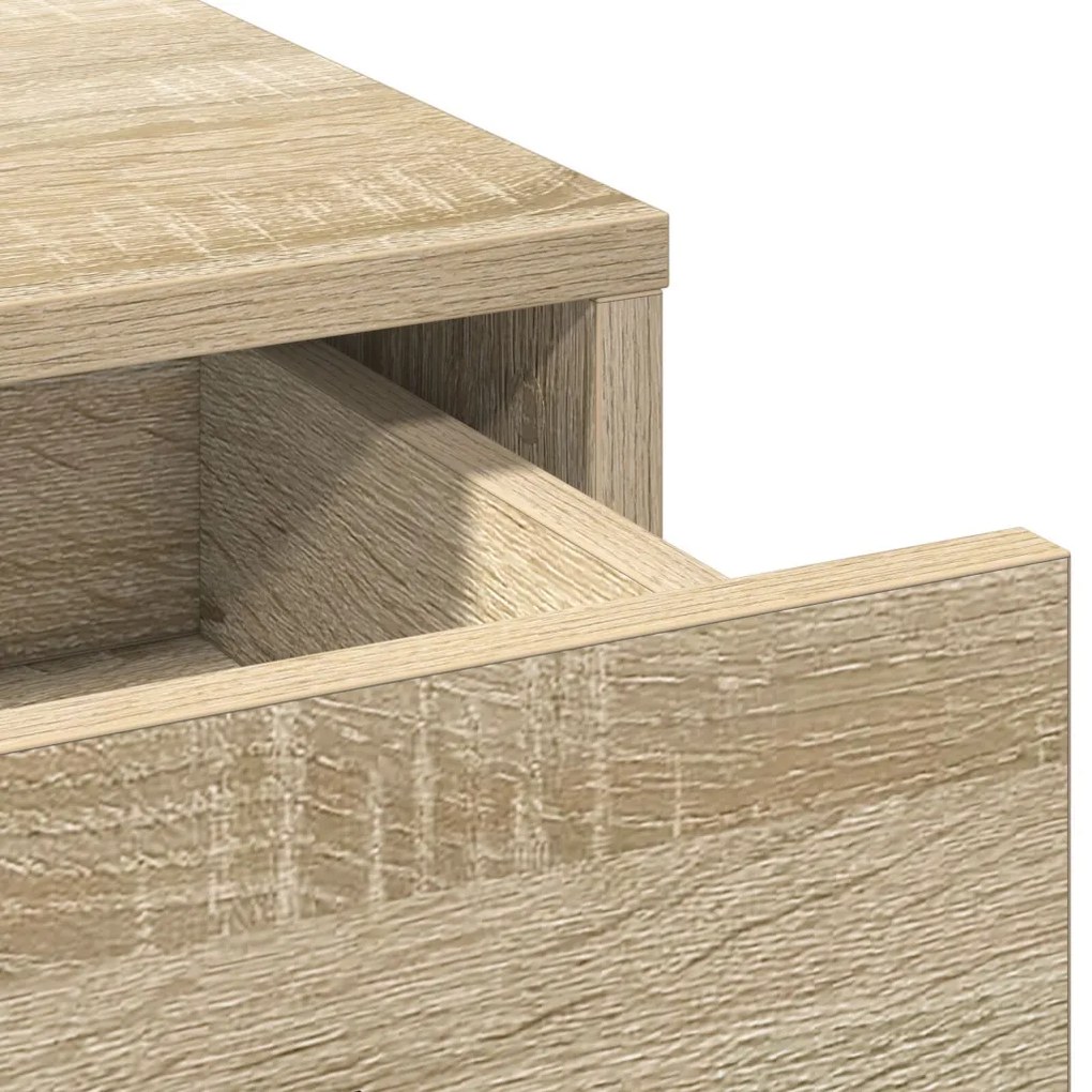 Öltözködőasztal fiókkal 2 pcs Barna 50 x 41 x 135 cm Faanyag