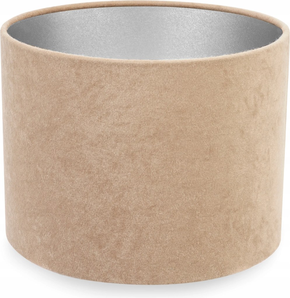 Modern Króm Lámpaernyő Velúr 20 cm