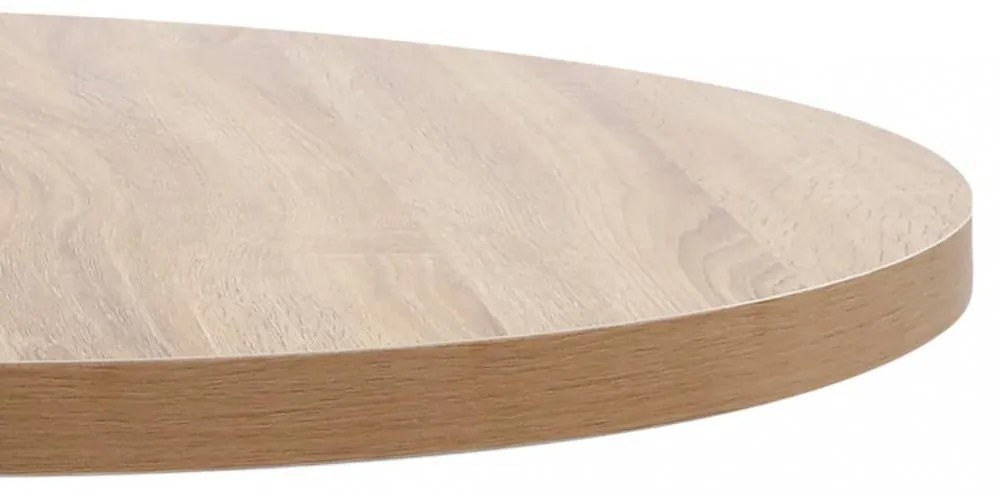 világosbarna MDF bisztróasztal 80 cm