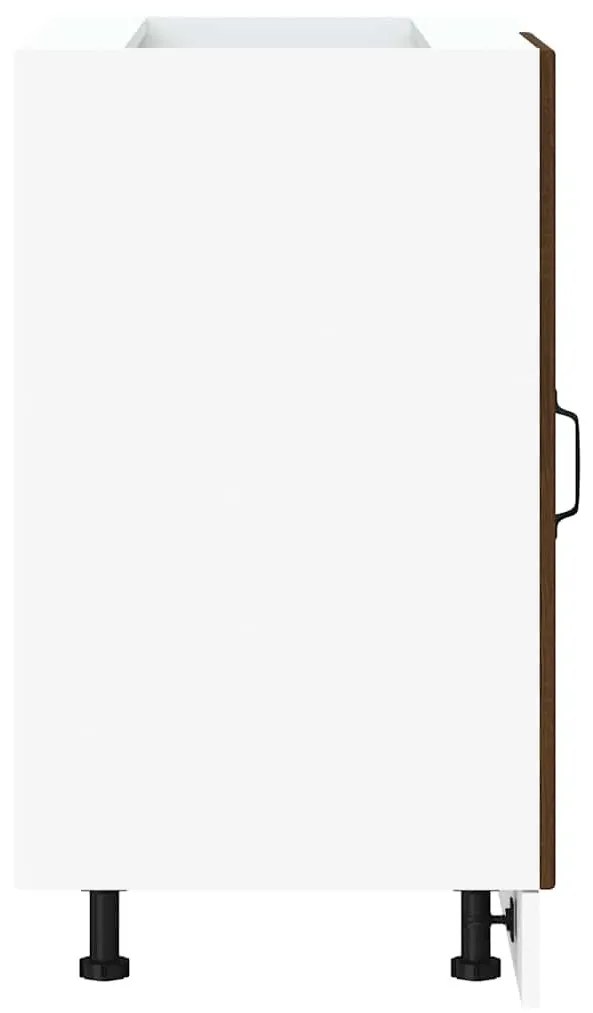 alsó konyhaszekrény Lucca barna tölgy fűrészáru műfa