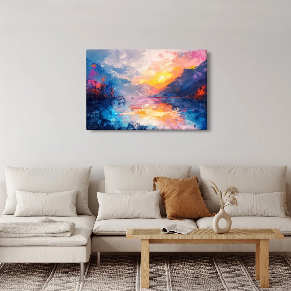 Kép - Tájképfestészet (90x60 cm)