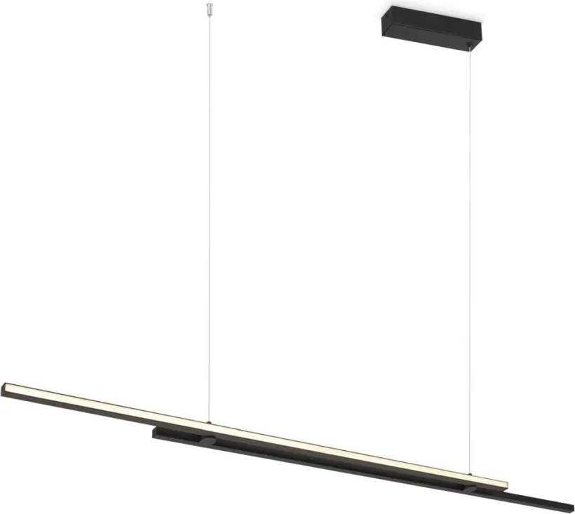 MAYTONI MOD005PL-L48BK HALO Modern Led Függesztett Lámpa Fehér, Fekete LED IP20