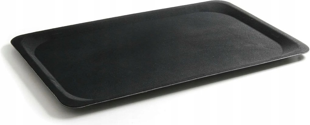 Pincér Tálca Csúszásgátló Téglalap Alakú 20X28CM Fekete Bárpulthoz