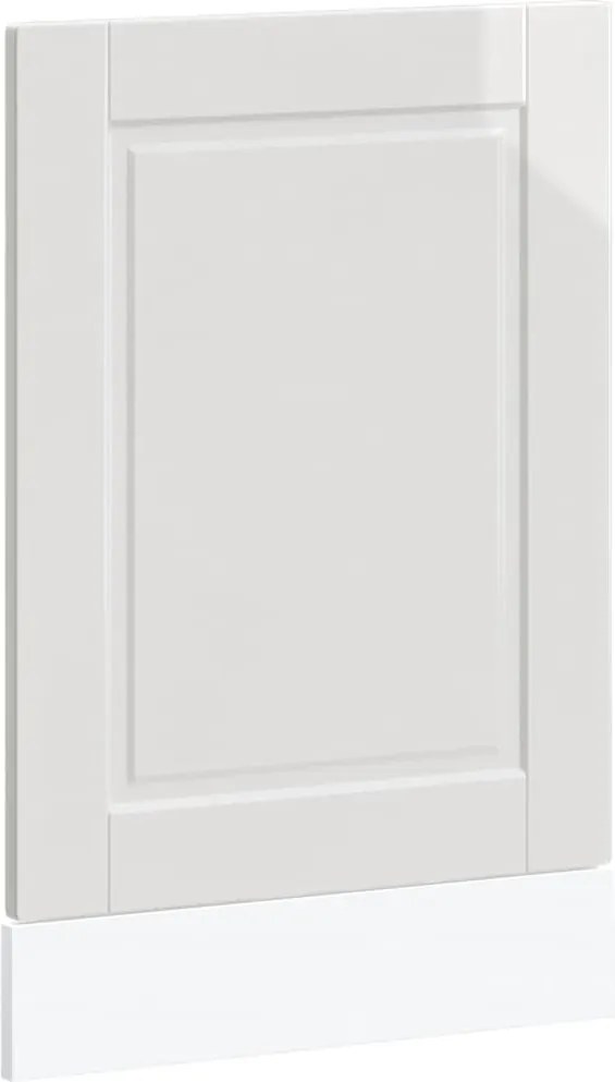 vidaXL mosogatógép panel "Porto" Magasfényű fehér 45x1,5x67 cm Gépi fa