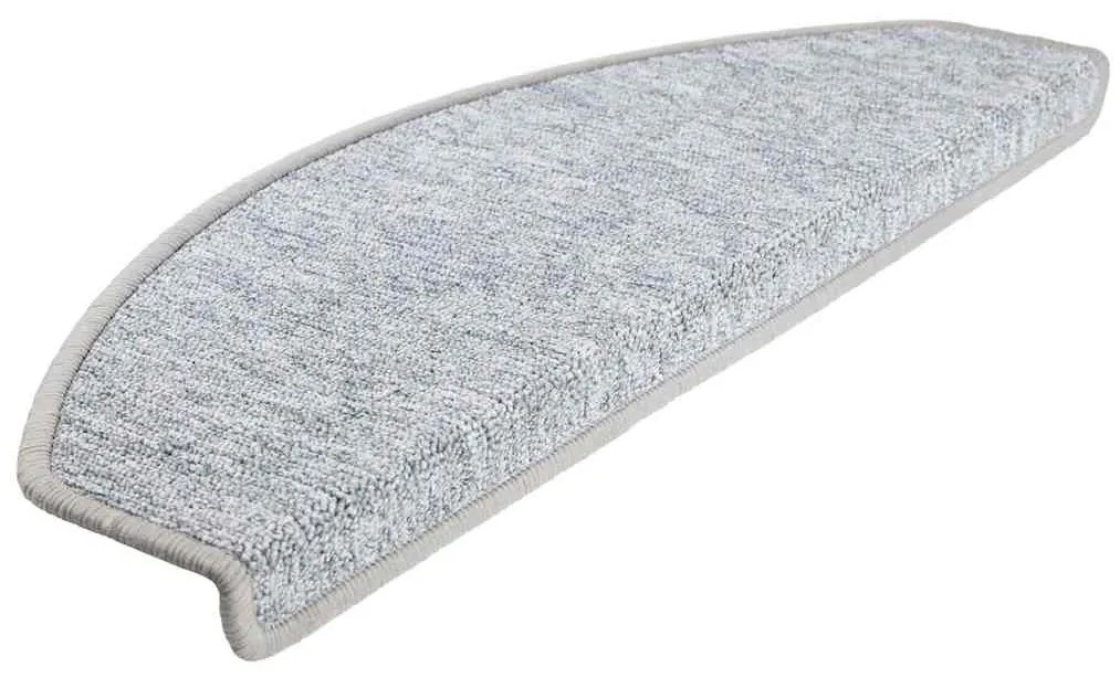 vidaXL 30 db világosszürke lépcsőszőnyeg 65x24x4 cm