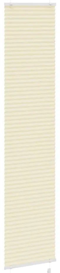 pliszírozott redőny krém 50x200 cm szövetszélesség 49,4 cm
