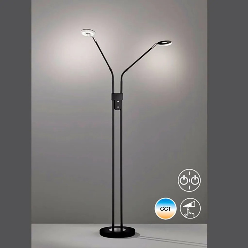 Fischer&Honsel Dent 40300 Állólámpa 2x6W/LED 2700K 1600 lm IP20