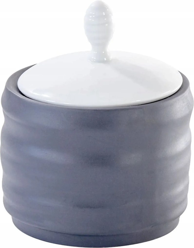 Cukortartó nagy Esztergált fekete Ćmielów Design Studio