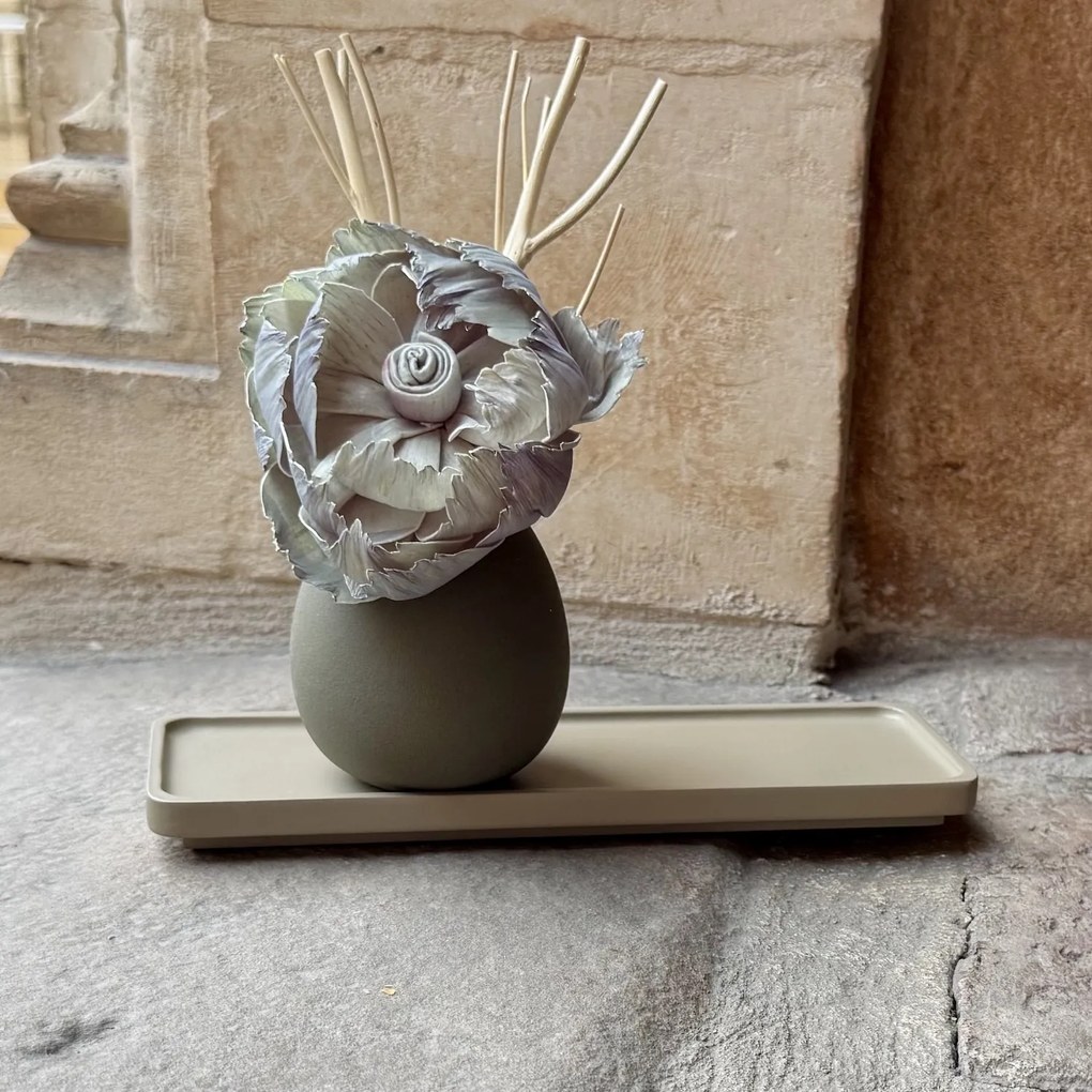 LEONI dizájner diffúzor tálcával, sötétzöld - ANOQ