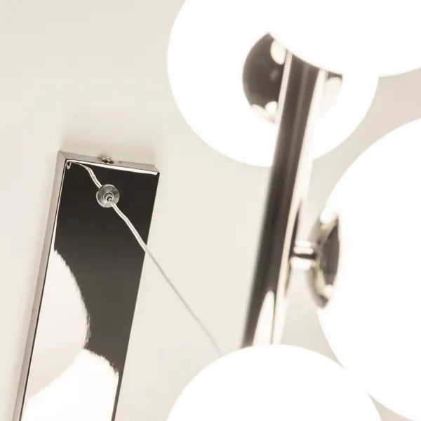 Brilagi - LED csillár kábelen MILLA 10xG9/3W/230V fekete króm/fehér