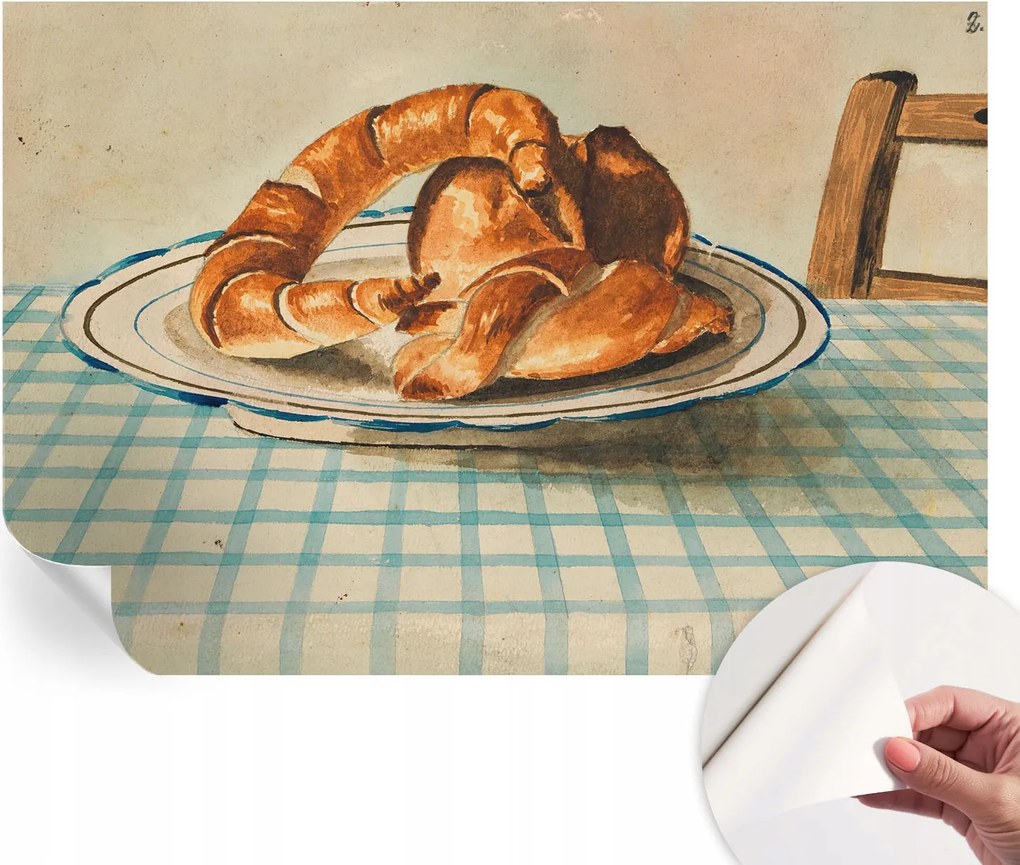 Dekoratív öntapadós fotótapéta irodába Konyhai sütemények 152x104 cm