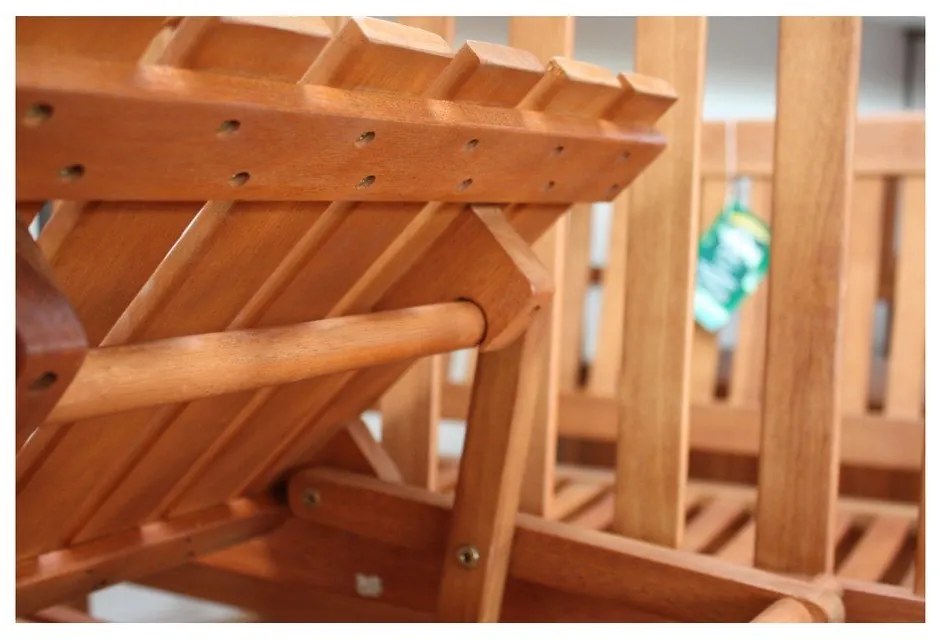 Phuket eukaliptuszfa kerti pad tárolóasztallal - Garden Pleasure