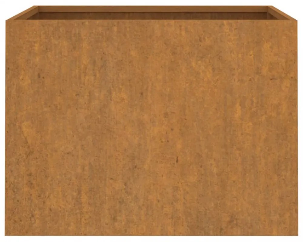 corten acél növénytartó 62x47x46 cm