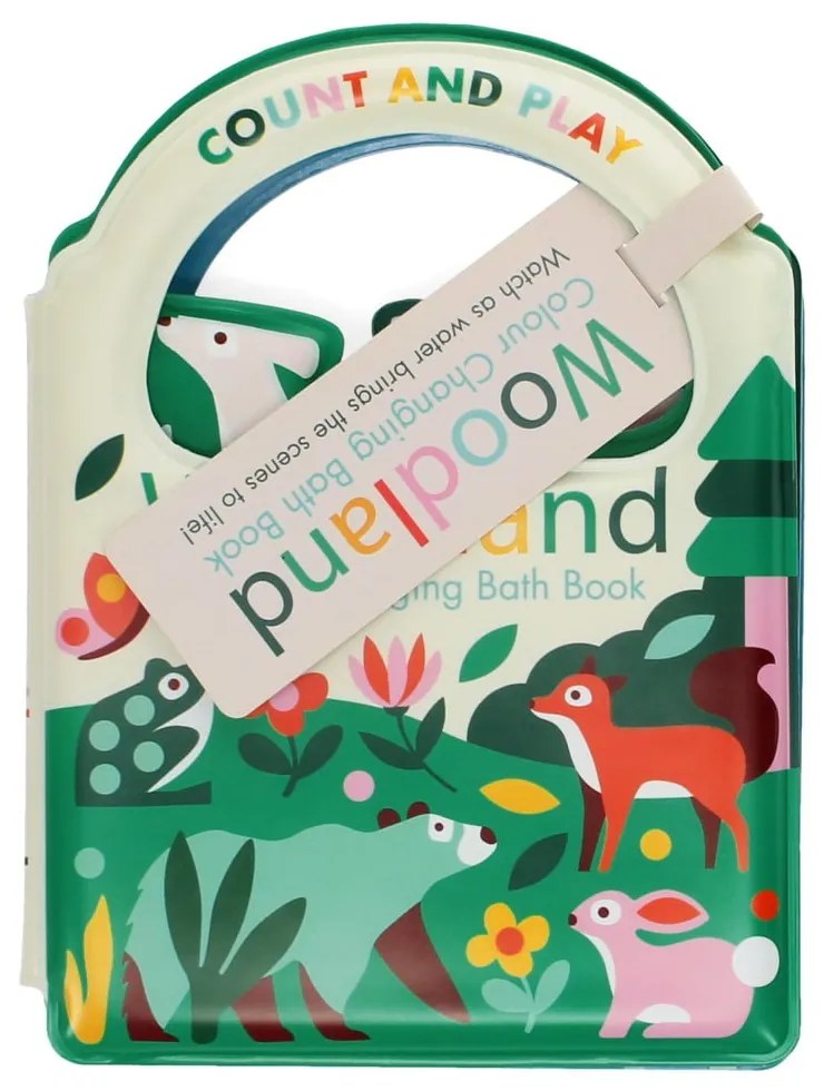 Interaktív játék Colour changing bath book Woodland – Rex London