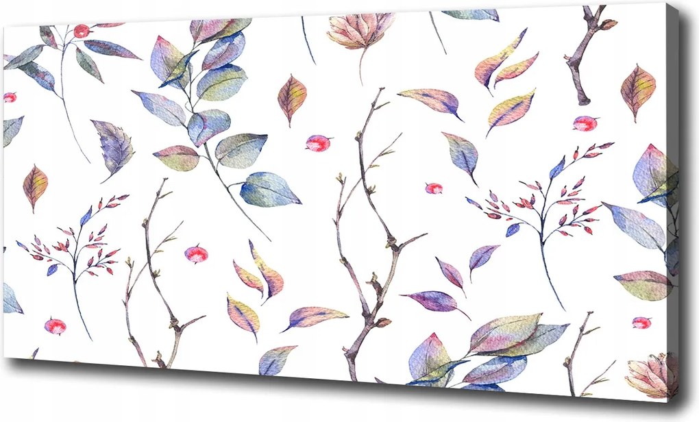 Fotótapéta nagy canvas falikép Levelek 100x70 cm