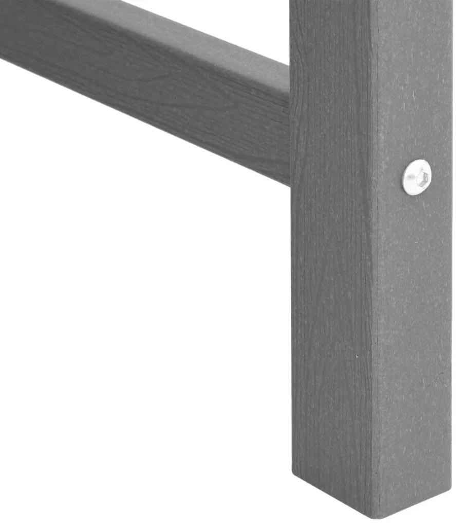 Kerti étkezőszékek 6 db Világosszürke 65.5x55.5x88 cm HDPE
