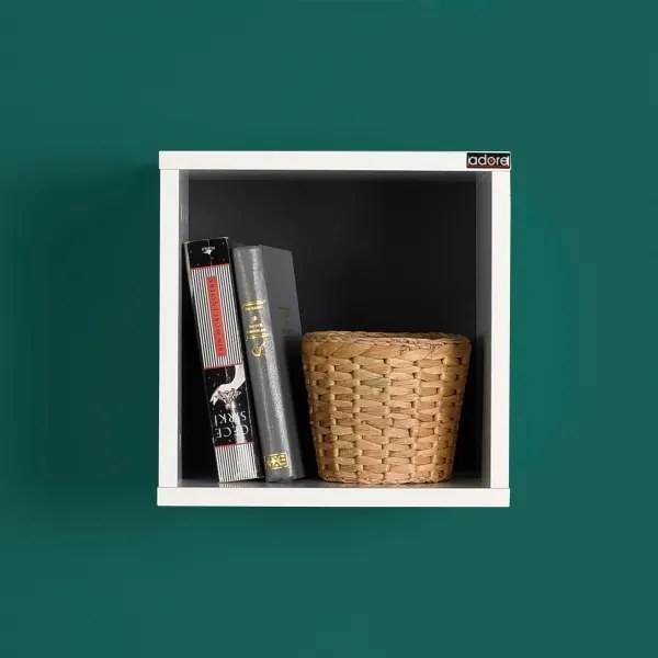 Fali polc 33x33 cm fehér