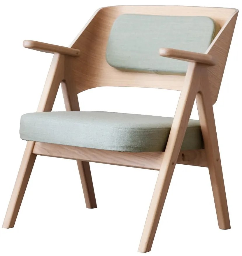 Me Tube világoszöld tölgyfa fotel - Findhal by Hammel