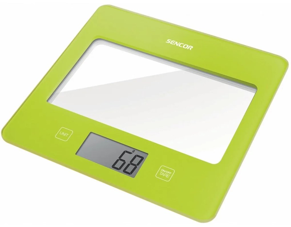 Sencor SKS 5021GR konyhai mérleg zöld