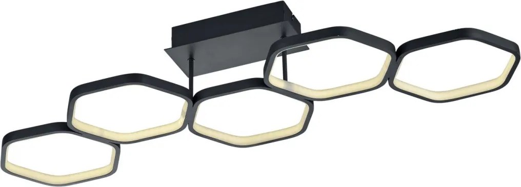 TRIO R62055142 VIGO Modern LED Mennyezeti Lámpa Antracit LED IP20